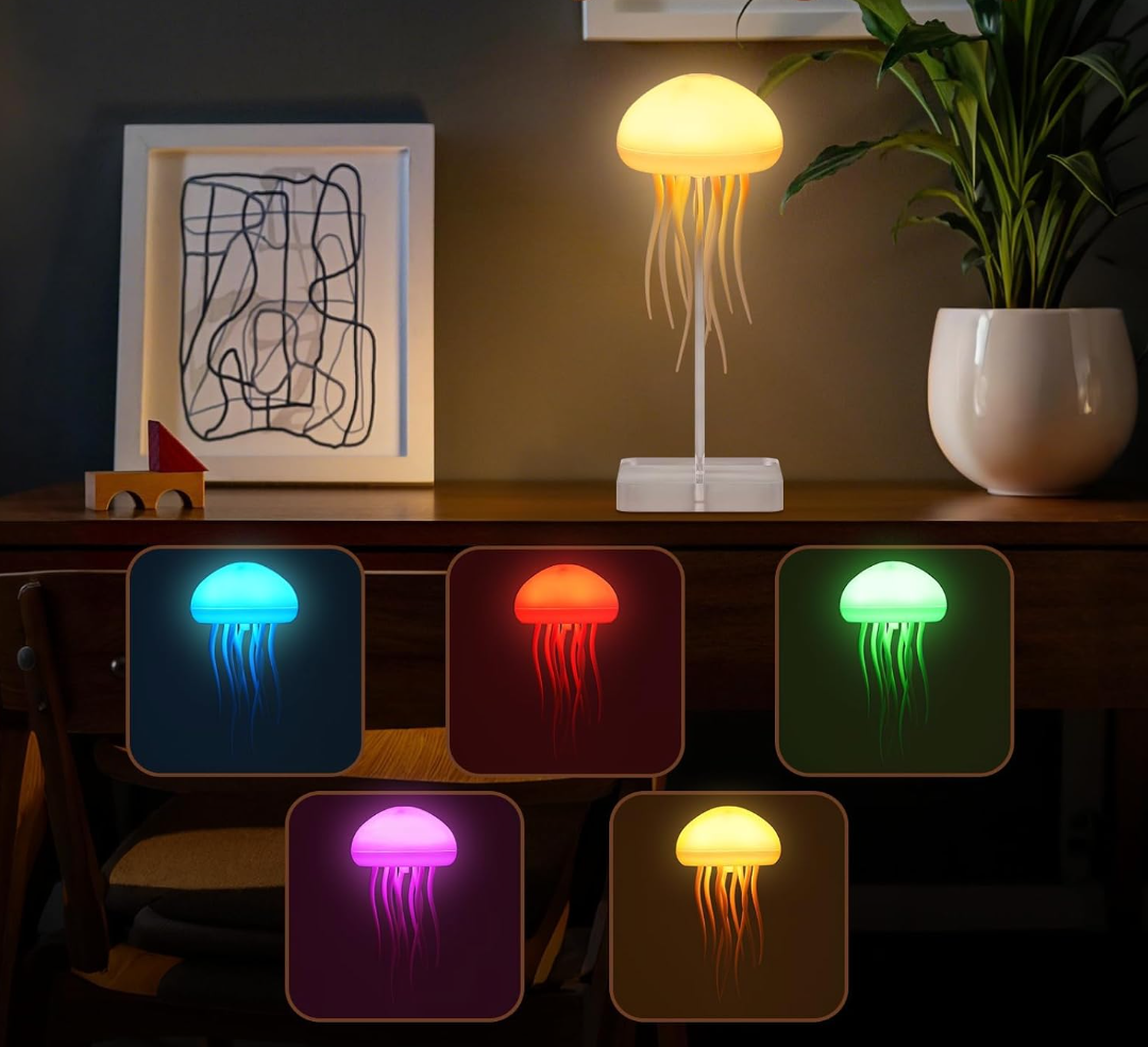 Vista 4 de Lampara de Medusa Con Base